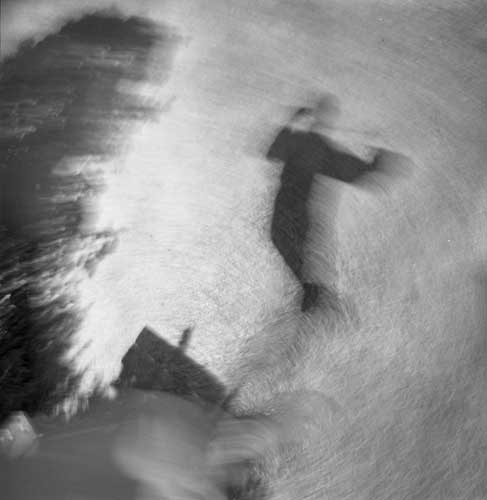 <body>
For a great deal of its history, the shadow is recorded in Western art on a basis of narrative need. The story of St Peter's shadow led to Masaccio's fresco; Murnau made much of the shadow in the film Nosferatu despite his source, Bram Stoker's Dracula being clear that the vampire did not cast a shadow. The works I find interesting are where the existence and depiction of the shadow goes beyond the narrative into a separate reality -- I should name Chamisso's story of Peter Schlemihl and Wilde's story of the Fisherman and the Mermaid.
<br>
In China and Japan the shadow of the person, 人影, is almost totally unknown in the classical media of brush and ink or wood block printing. I should like the opportunity to study this difference in more depth.
</body>
 Images Copyright Aldobranti® ©2008-'2025. All rights reserved.